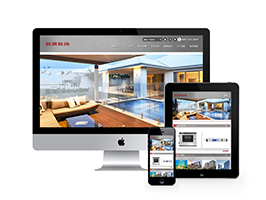 响应式装饰装潢装修家装类网站