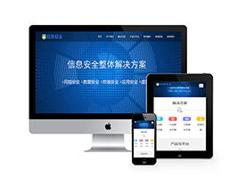 响应式数据信息安全类网站