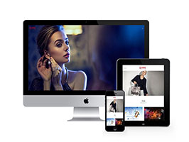 高端企业广告设计服务类网站